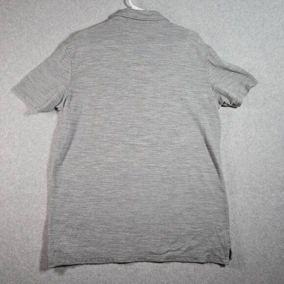 Wool & Prince Signature Polo Men’s Size Large Heather Grey Merino Wool - Picture 4 of 8